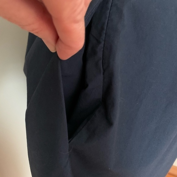 LANDS’ END CANVAS Navy Blue A-Line Dress - Picture 6 of 7